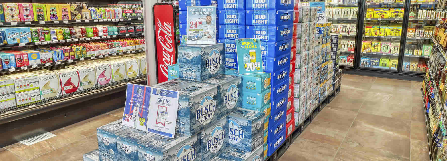 New liquor store located in the Holiday Station complex in Horace, North Dakota.